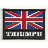 Parche bordado BANDERA INGLATERRA TRIUMPH 7,5cm x 5,5cm