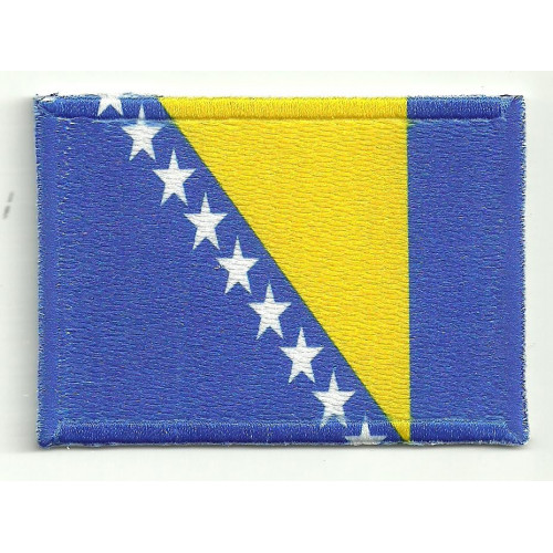 Patch embroidery and textile FLAG BOSNIA 4CM x 3CM