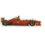 Textile patch F1 CLASSIC Nº 2   9,5cm x 3cm