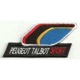 Parche bordado PEUGEOT TALBOT SPORT 8,5cm x 4cm