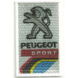 Parche bordado y textil PEUGEOT SPORT 5cm x 8cm