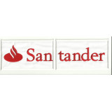 Patch embroidery BANCO SANTANDER ROJO PARTIDO  28cm x 8cm