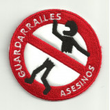 Patch embroidery GUARDARRAILES ASESINOS GRANDE 19cm