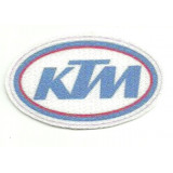 Parche textil KTM OVALADO  8cm x 4,5cm