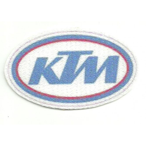 Textile patch KTM OVALADO  8cm x 4,5cm