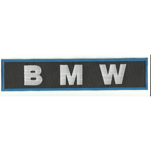 Parche bordado BMW 29cm x 6cm