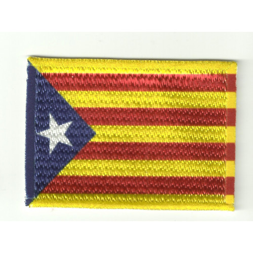 Patch embroidery FLAG SENYERA ESTELADA 4CM X 3CM