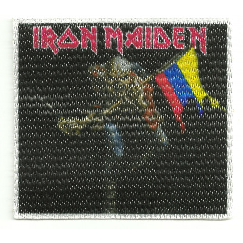 Textile patch IRON MAIDEN BANDERA 7,5cm x 7cm