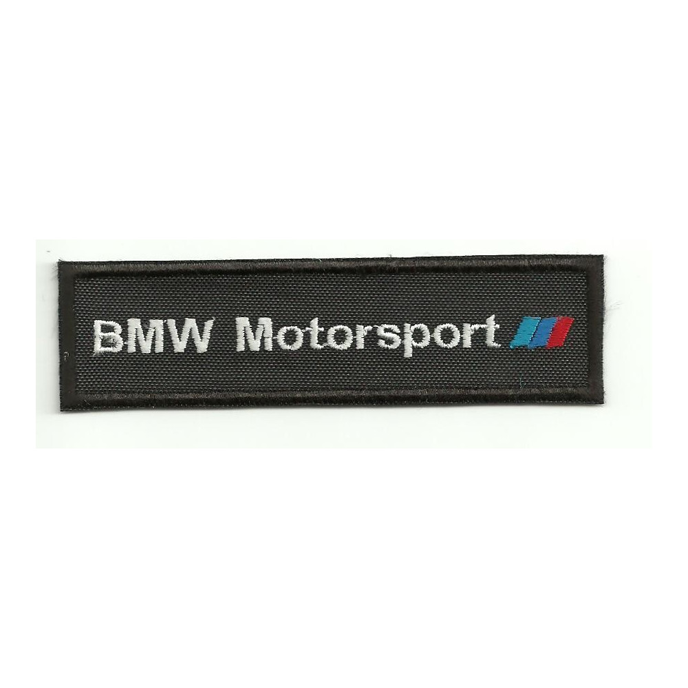 Parche bordado BMW MOTORSPORT 10cm x 3cm