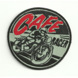 Patch embroidery CAFE RACER MOTO 8cm x 7,5cm