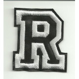 Patch embroidery LETTER R  5cm high