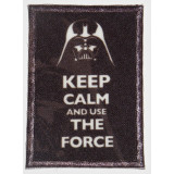 Patch textilo and embroidery KEEP CALM AND USE THE FORCE  7cm x 5cm