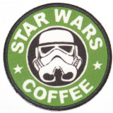 Patch textilo and embroidery KEEP CALM AND USE THE FORCE  7cm x 5cm