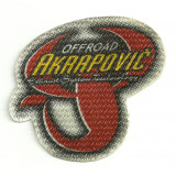 Parche textil AKRAPOVIC OFFROAD 8cm x 7cm