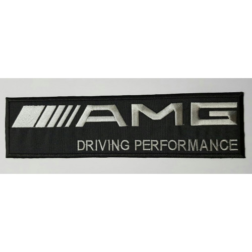 Parche bordado AMG 10cm x 2,5cm