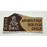 Parche bordado DAKAR 2013 4,3cm x 2cm