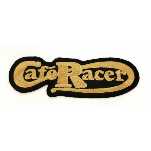 CLASSIC RACER COFFEE embroidered patch 10,3 cm x 3cm