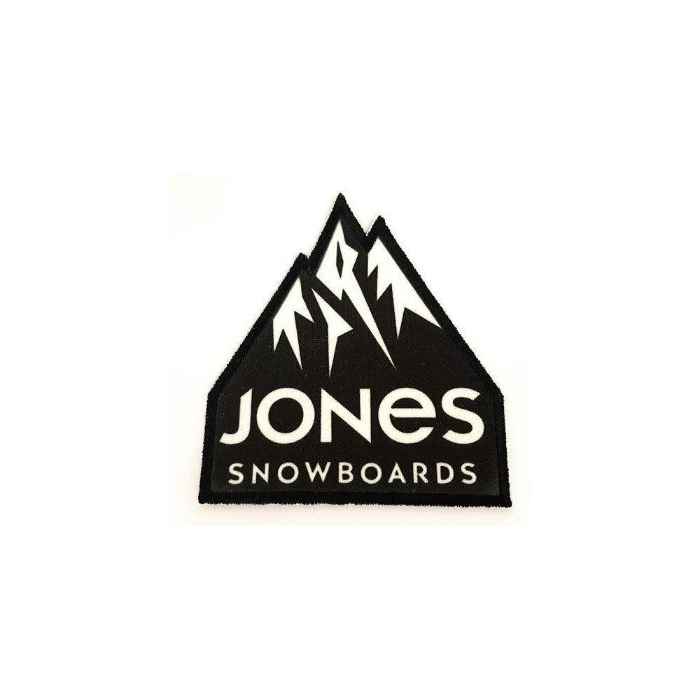 embroidery and textile patch JONES SNOWBOARDS 7cm x 8 cm