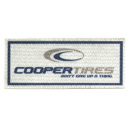 Textile patch COOPER TIRES 9cm x 3,5cm