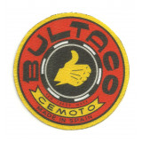 Parche textil BULTACO ROJO 17cm x 17cm