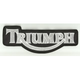 Patch embroidery TRIUMPH BLANCO Y NEGRO 26cm x 10cm