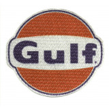Textile patch GULF 8,5cm x 7,5cm
