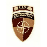 Patch embroidery ISAF NATO OTAN  5cm x 8,5cm