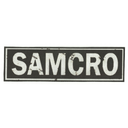 Parche textil SAMCRO 25cm x 7cm