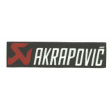 Parche textil AKRAPOVIC 9,5cm x 2,5cm