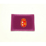 Patch embroidery and textile FLAG BURGOS 4CM X 3CM