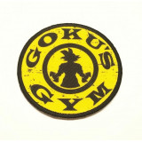 Parche bordado y textil GOKU'S GYM 7,5cm 