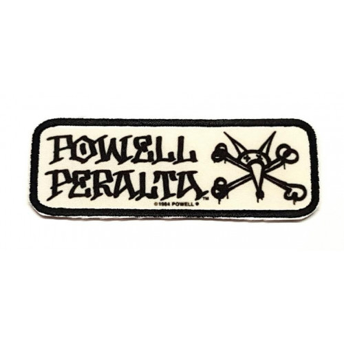 extiles and embroidered patch POWELL PERALTA 9.5 cm x 3,5c