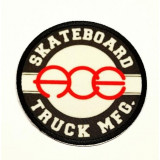 SKATEBOARD ACE textile embroidery patch  7,5cm