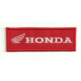 Parche bordado HONDA ROJO 9cm x 3cm