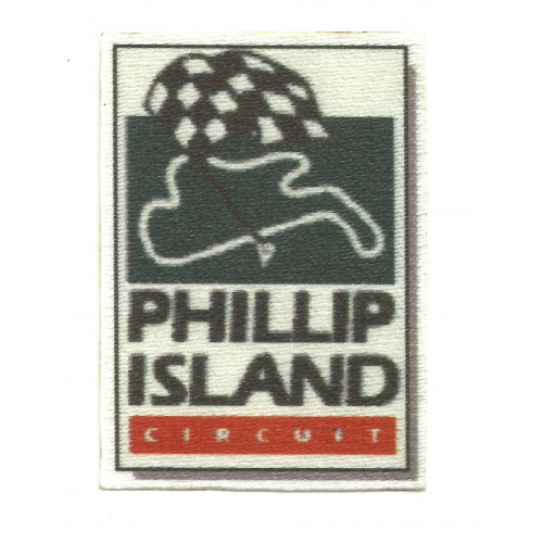 Textile patch PHILLIP ISLAND 6cm X 8cm