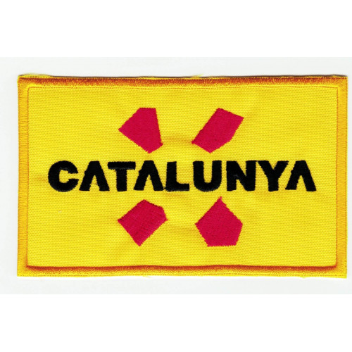 embroidery  patch  CATALUNYA 10,5cm X 6,3cm