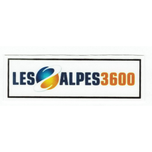 textile patch  LES ALPES 3600  9CM X 3CM