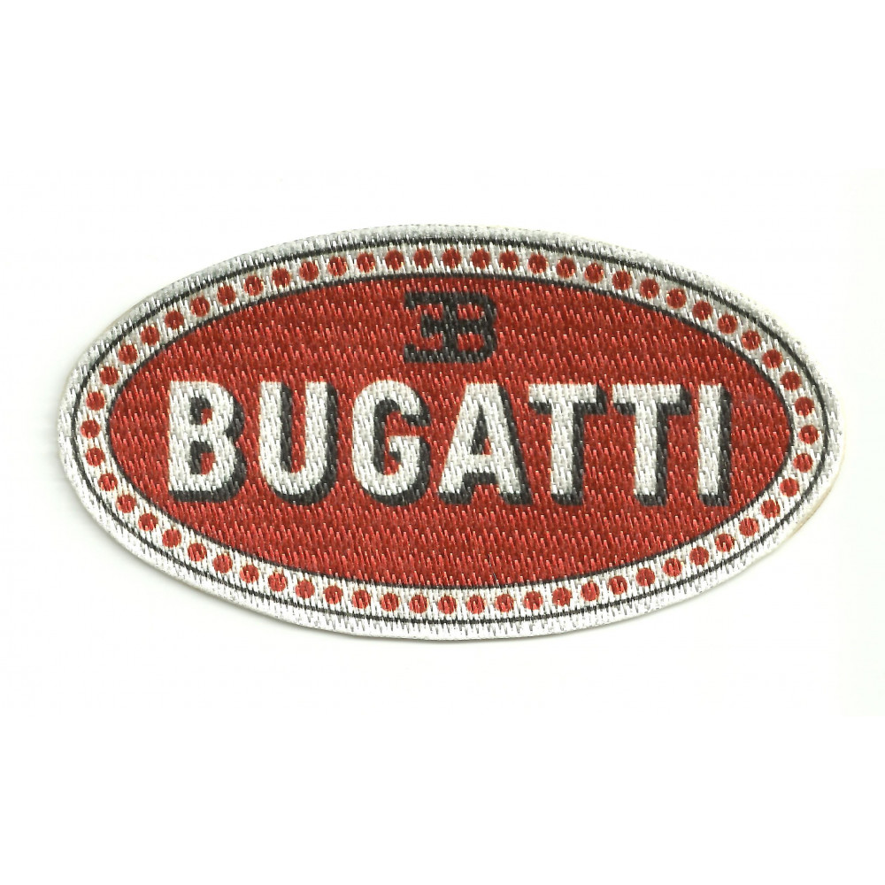 Textile patch BUGATTI 9,5cm x  5cm