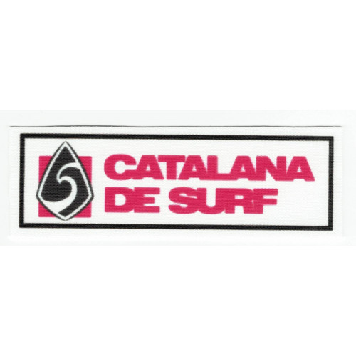Parche textil FEDERACION ESPANOLA DE SURF  9cm x 3,5cm
