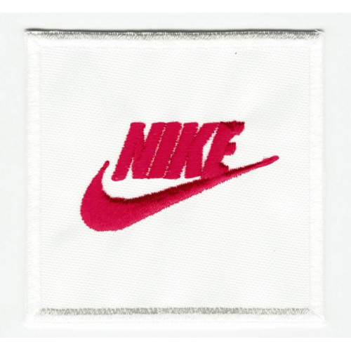 RED NIKE LOGO embroidery patch 6.5cm x 2.5cm 