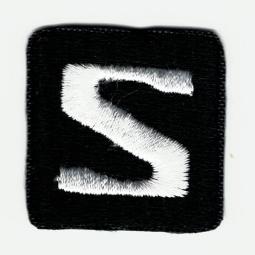 Embroidered patch LOGO BLACK SOLOMON 2,8cm x 2,8cm