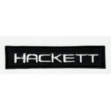 Embroidered patch BLACK HACKETT 8cm x 1,5cm