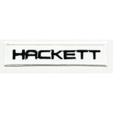 Parche bordado HACKETT BLANCO 8cm x 1,5cm