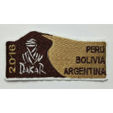 Patch embroidery DAKAR 2012 8,5cm x 4cm