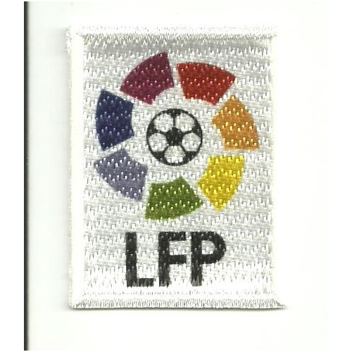 Parche  bordado y textil LFP pequeño 4cm x 5cm