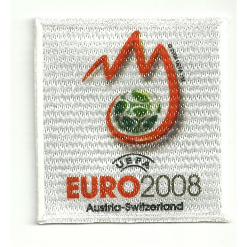 Parche  bordado y textil UEFA EURO 2008 7cm x 7cm