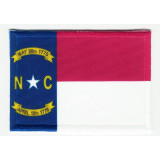 Patch embroidery and textile FLAG BOSTON 4CM x 3CM