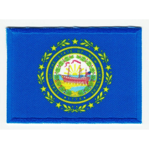 Patch embroidery and textile FLAG  NEBRASKA  4CM x 3CM