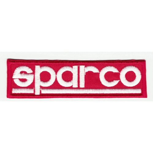 Parche bordado SPARCO 12,5cm x 3cm