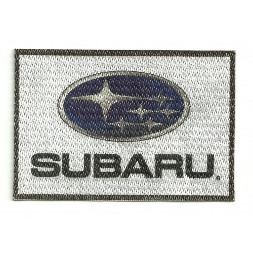 Textile patch SUBARU 8cm x 5,5cm